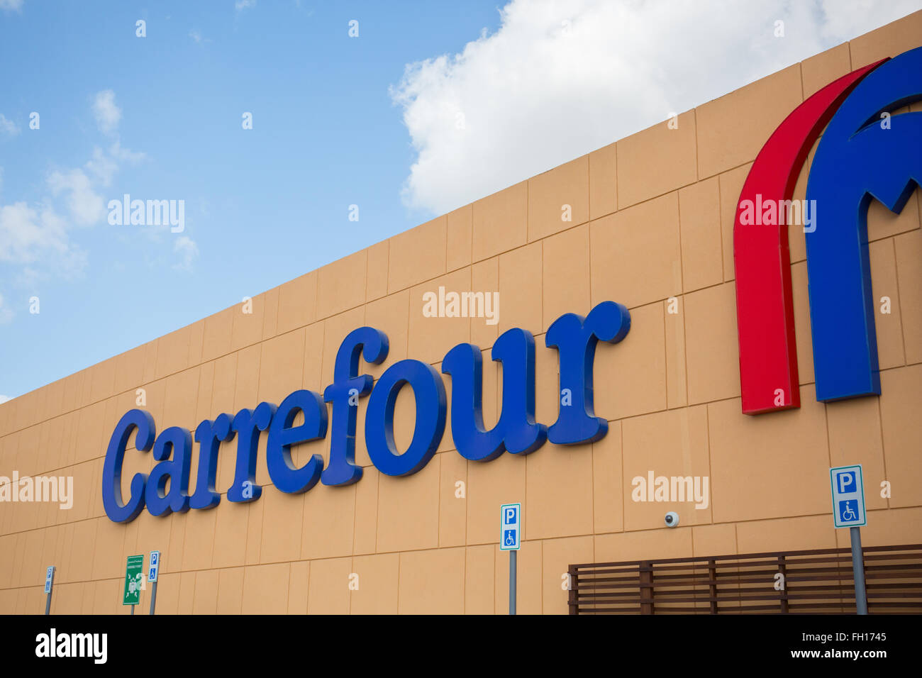 Carrefour supermarket at the City Centre Meaisem mall, IMPZ Dubai Stock