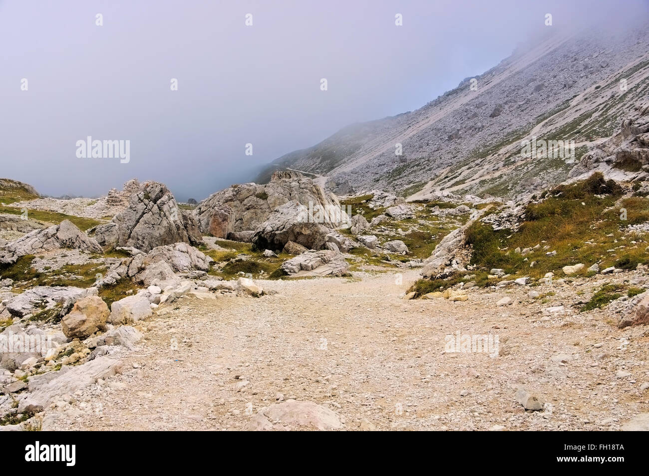 Sextner Dolomiten - Sexten Dolomites in italian Alps Stock Photo