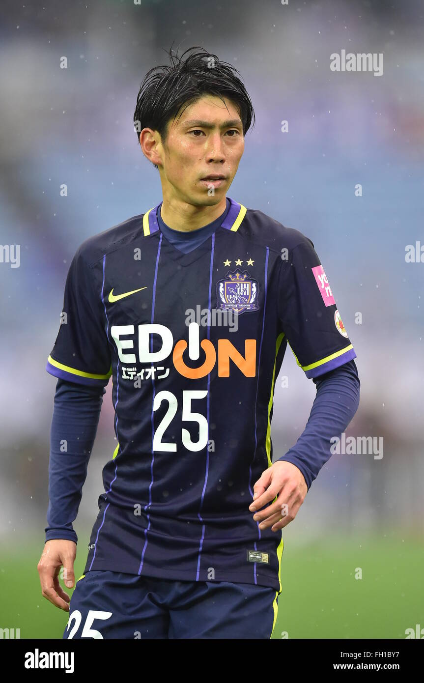 Kanagawa Japan th Feb 16 Yusuke Chajima Sanfrecce Football Soccer Fuji Xerox Super Cup 16 Match