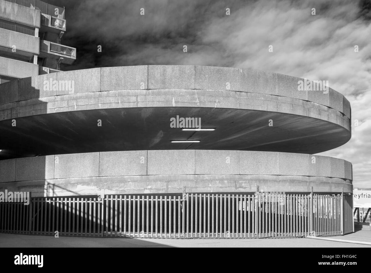 Car park northampton town centre Black and White Stock Photos & Images Alamy