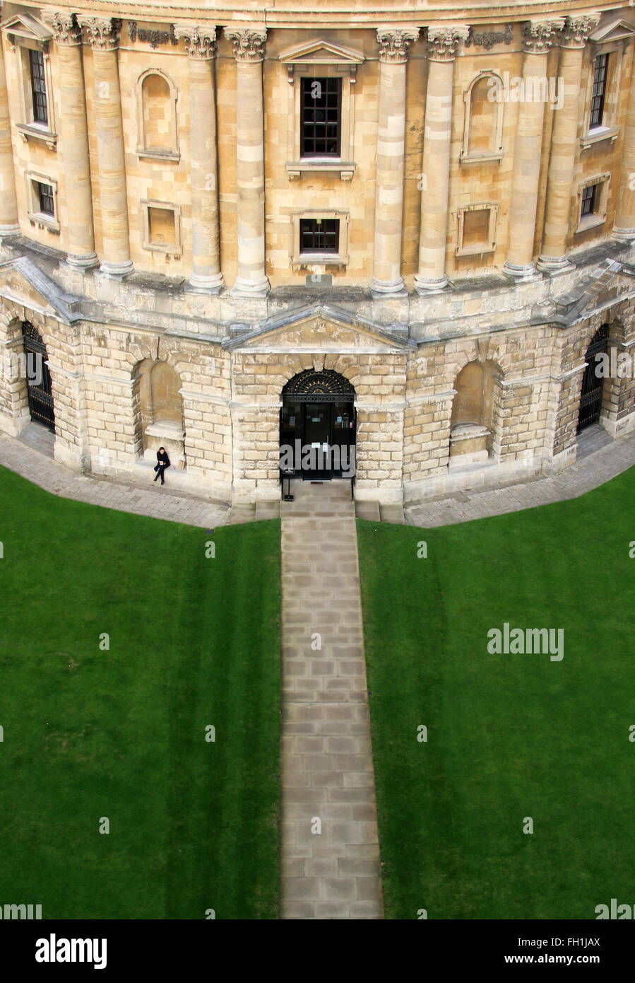 Radcliffe Camera Oxford From St Marys Church Stock Photo