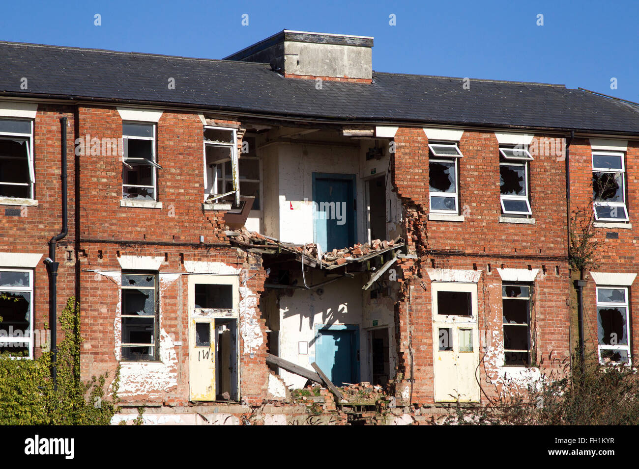 The Derelict Victorian St Edmund's Hospital, Wellingborough Road, Northampton Stock Photo Alamy
