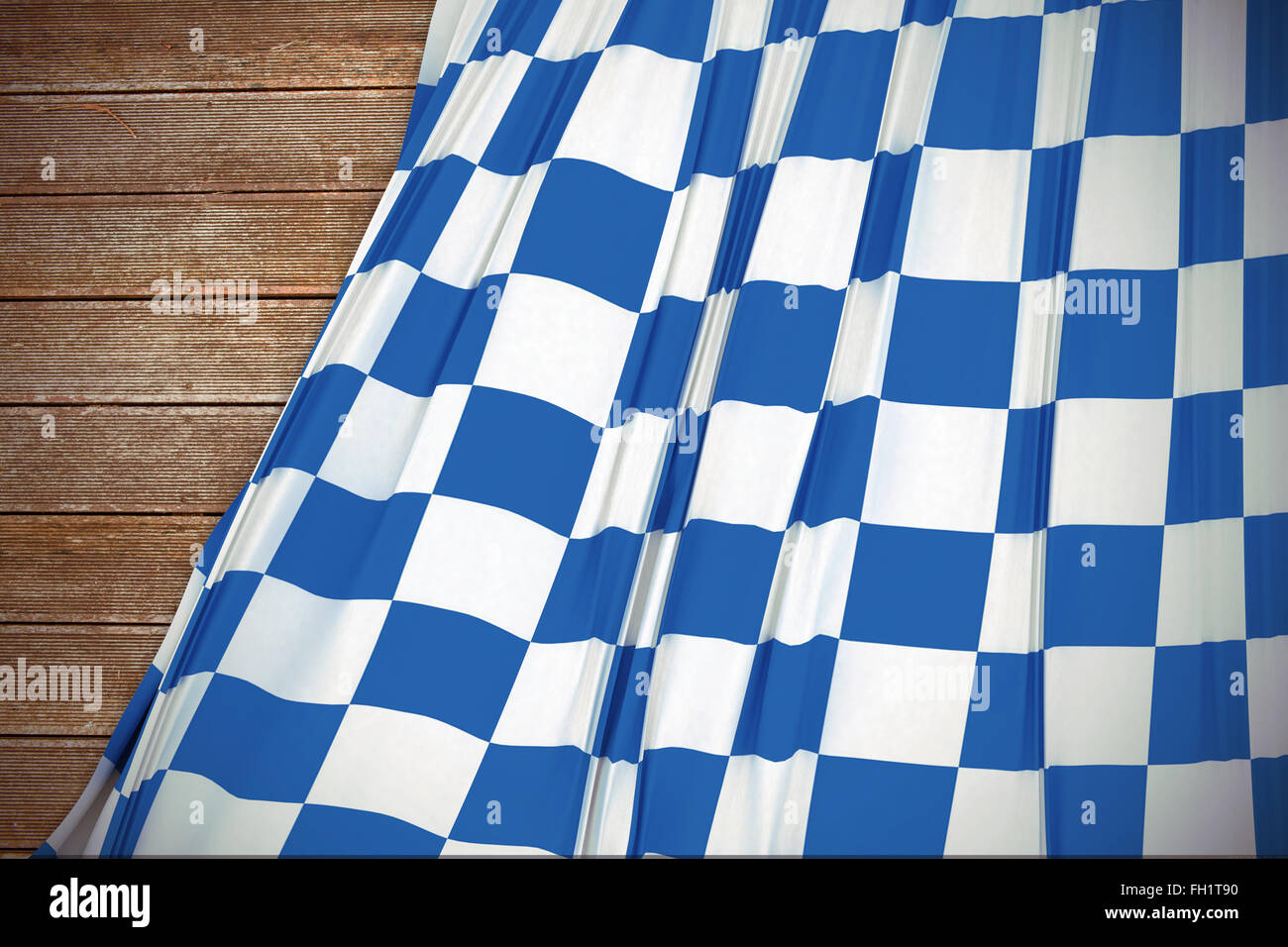 Composite image of blue and white flag Stock Photo - Alamy