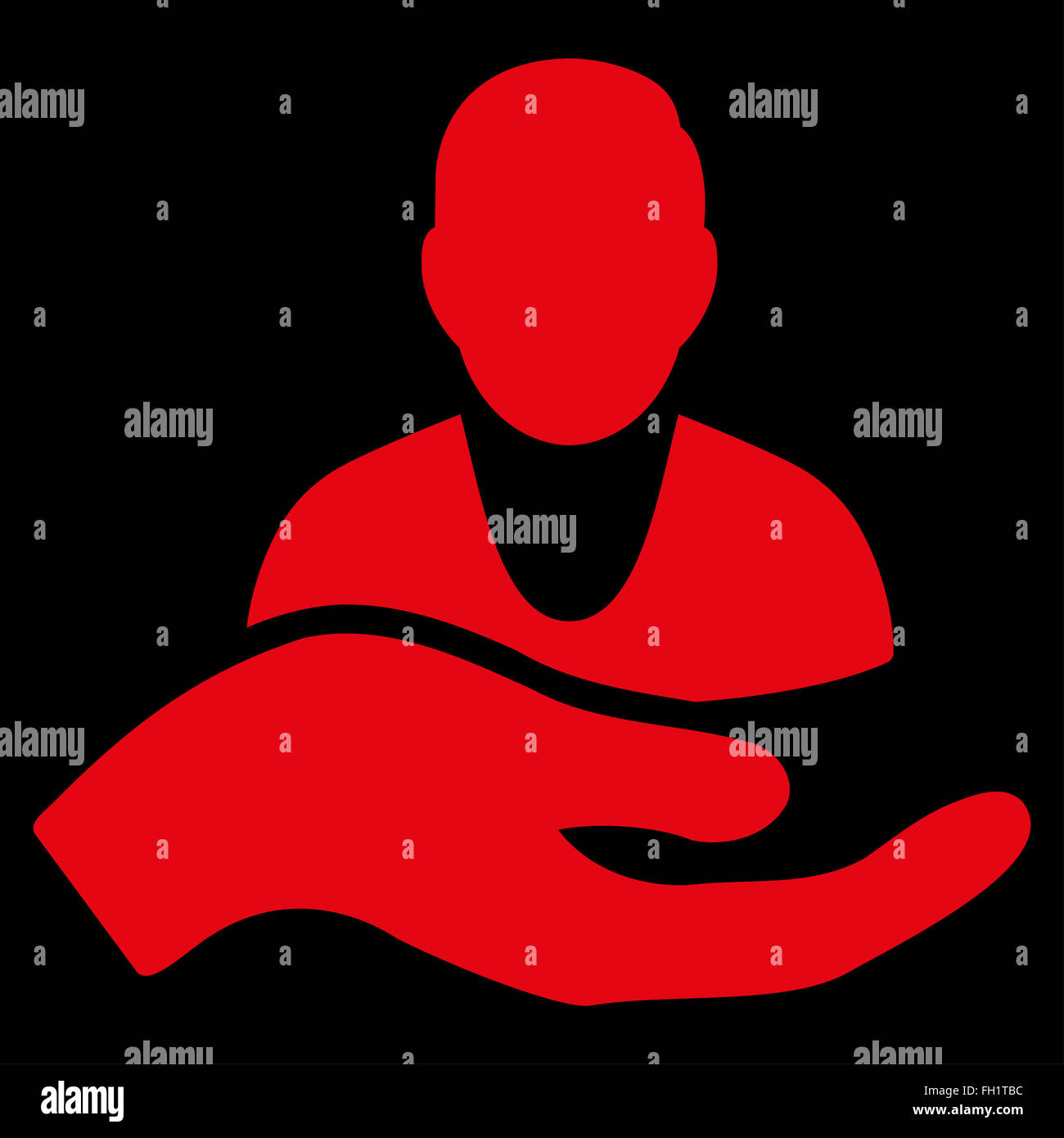 Patient Assistance Icon Stock Photo - Alamy