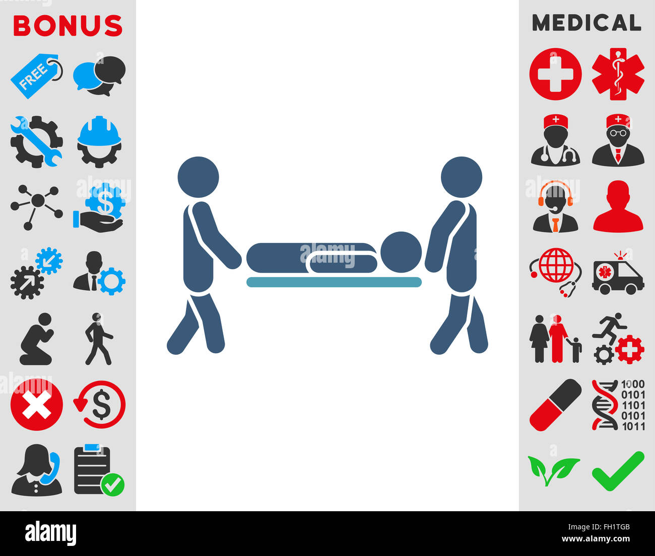 Patient Stretcher Icon Stock Photo Alamy