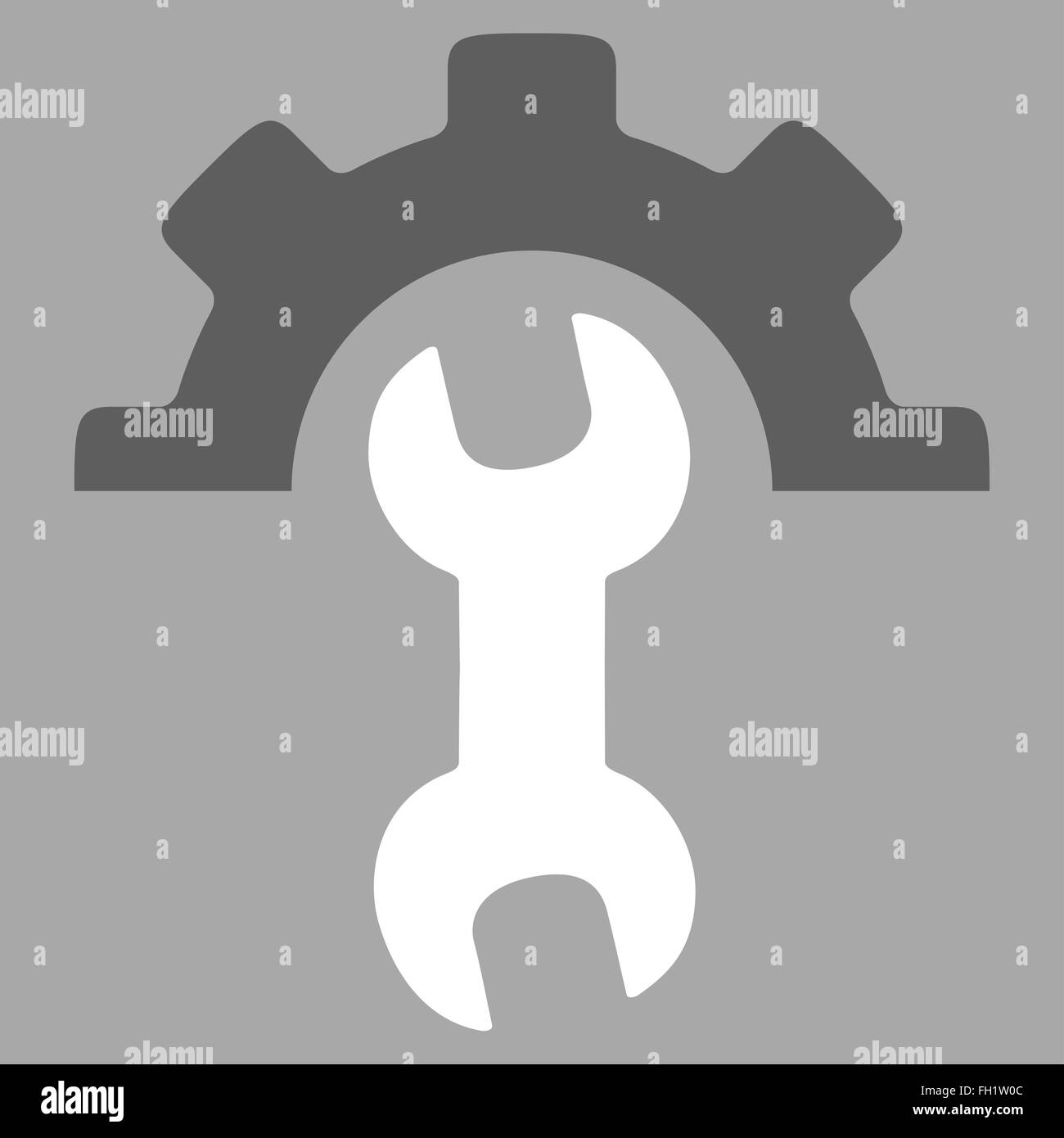 Service Tools Icon Stock Photo - Alamy