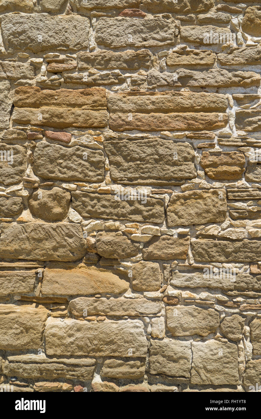 Shell rock Stone wall texture or background. Large resolution Stock
