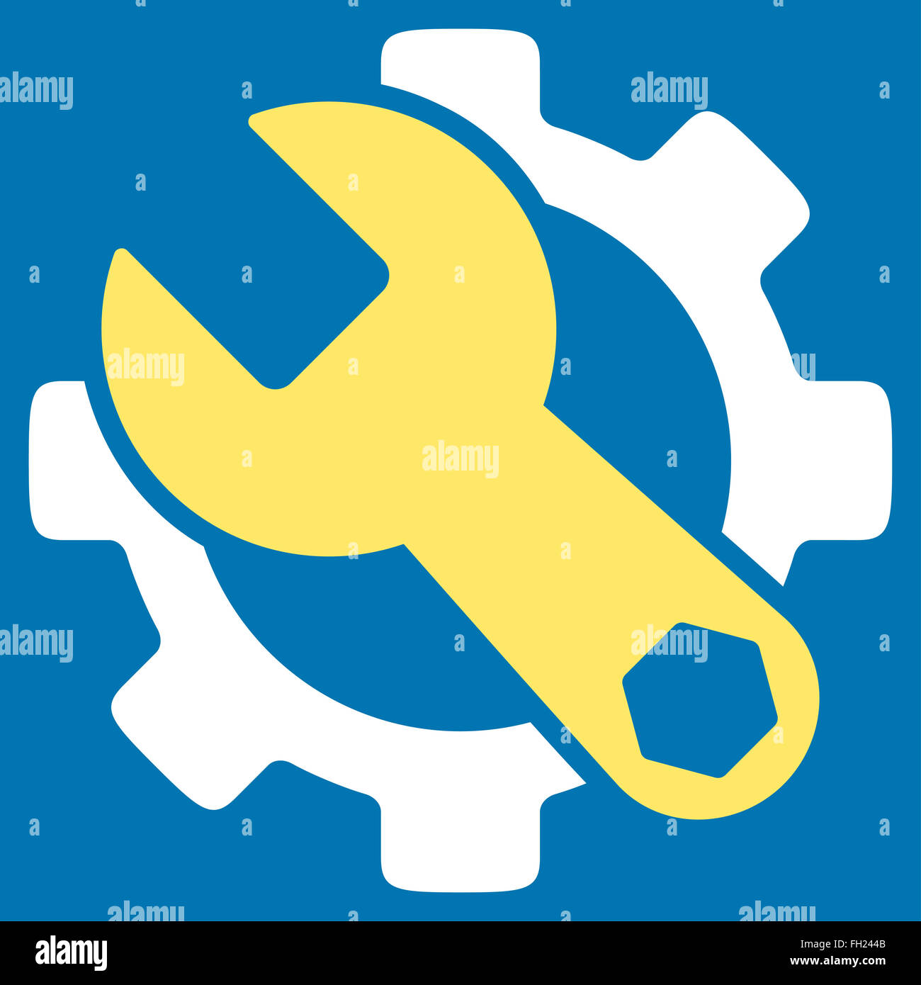 Service Tools Icon Stock Photo - Alamy