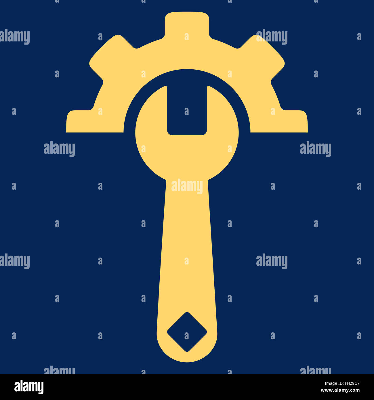 Service Tools Icon Stock Photo - Alamy