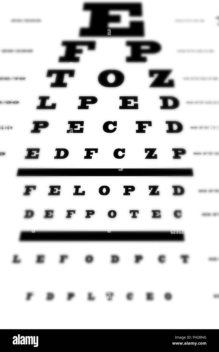 eye test chart black and white stock photos images page 2 alamy