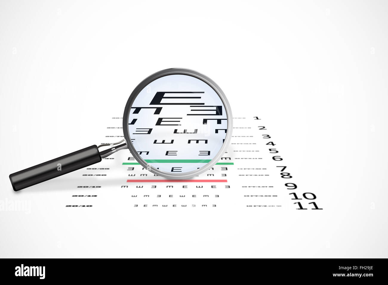 Digital magnifying glass eye digital hires stock photography and