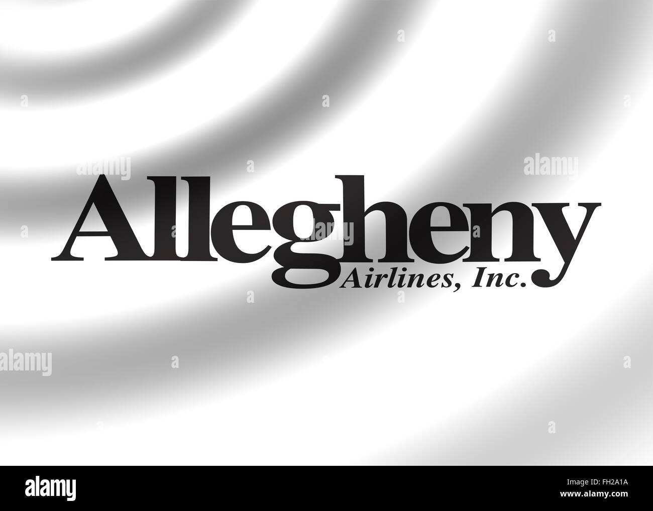 Allegheny Airlines Air logo icon flag emblem Stock Photo