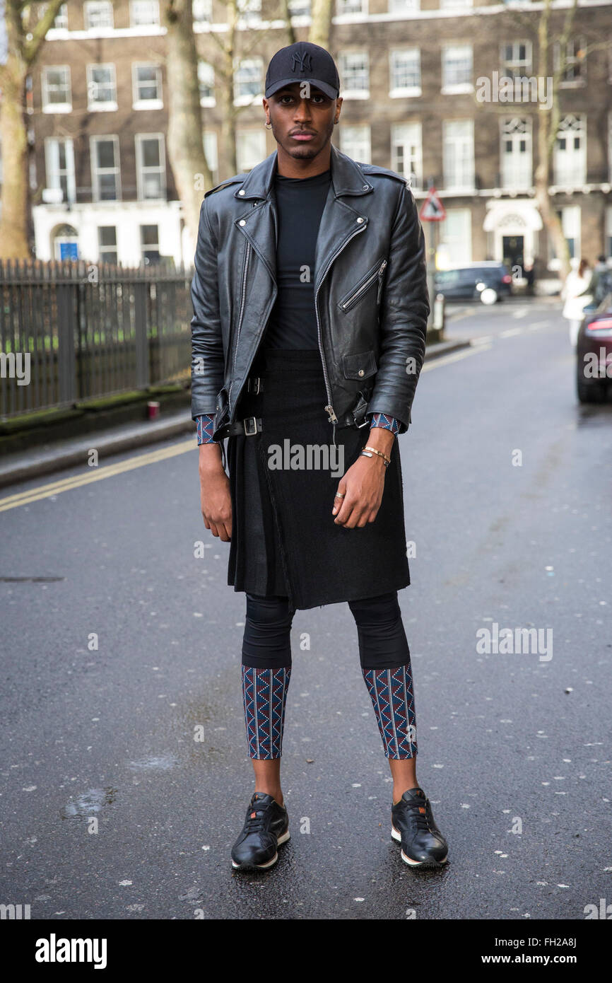 Street style at London Collections Men fashion week, Autumn Winter 2016  Stock Photo - Alamy