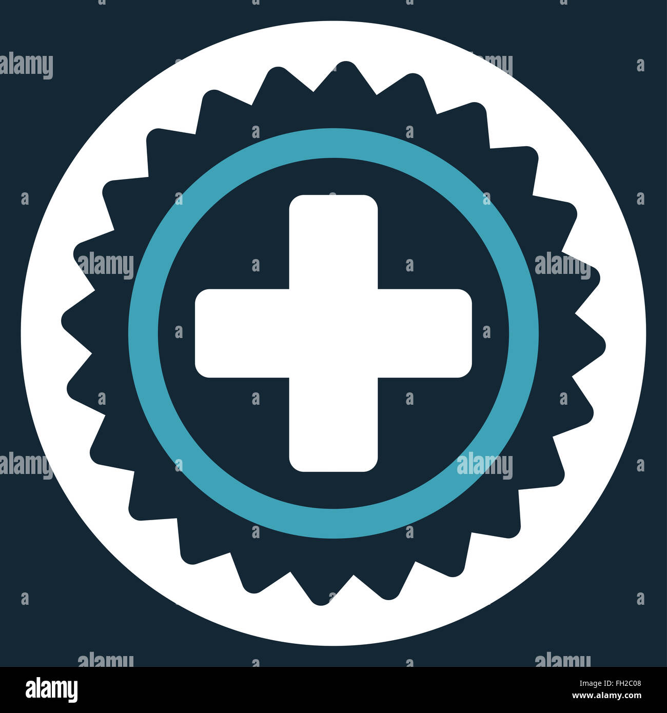 Medical Stamp Icon Stock Photo - Alamy