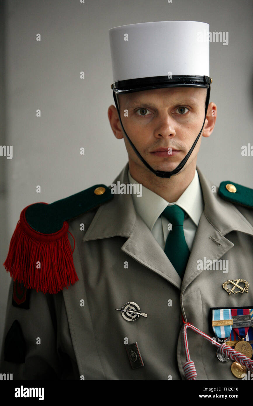 The 2nd Battlelion Foreign Legion Nimes France Stock Photo Alamy