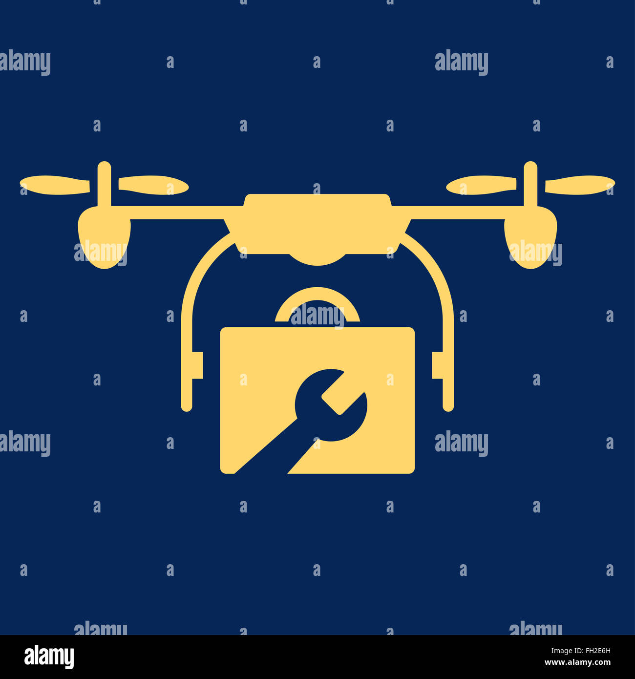Service Drone Icon Stock Photo - Alamy