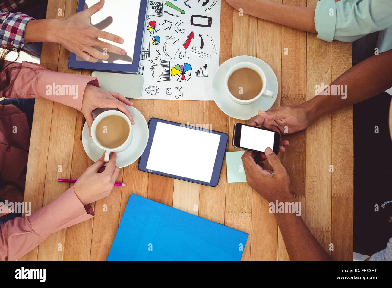 Young creative team working together Stock Photo - Alamy
