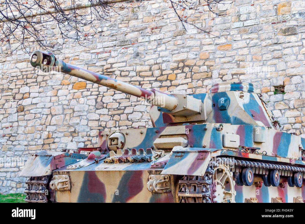 Scale model of a german tank from WWII Stock Photo - Alamy