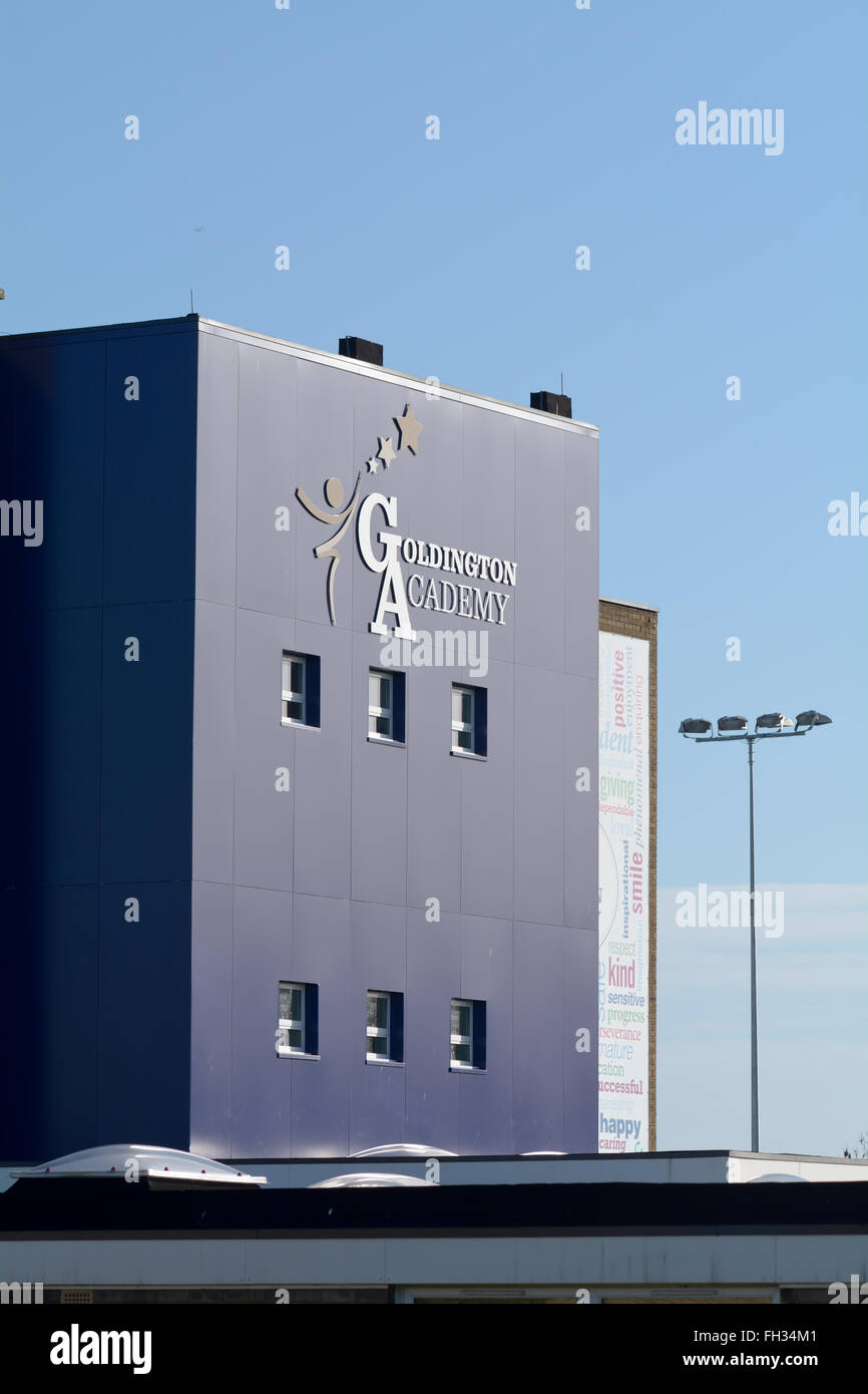 Goldington Academy a modern middle school in Bedford, Bedfordshire