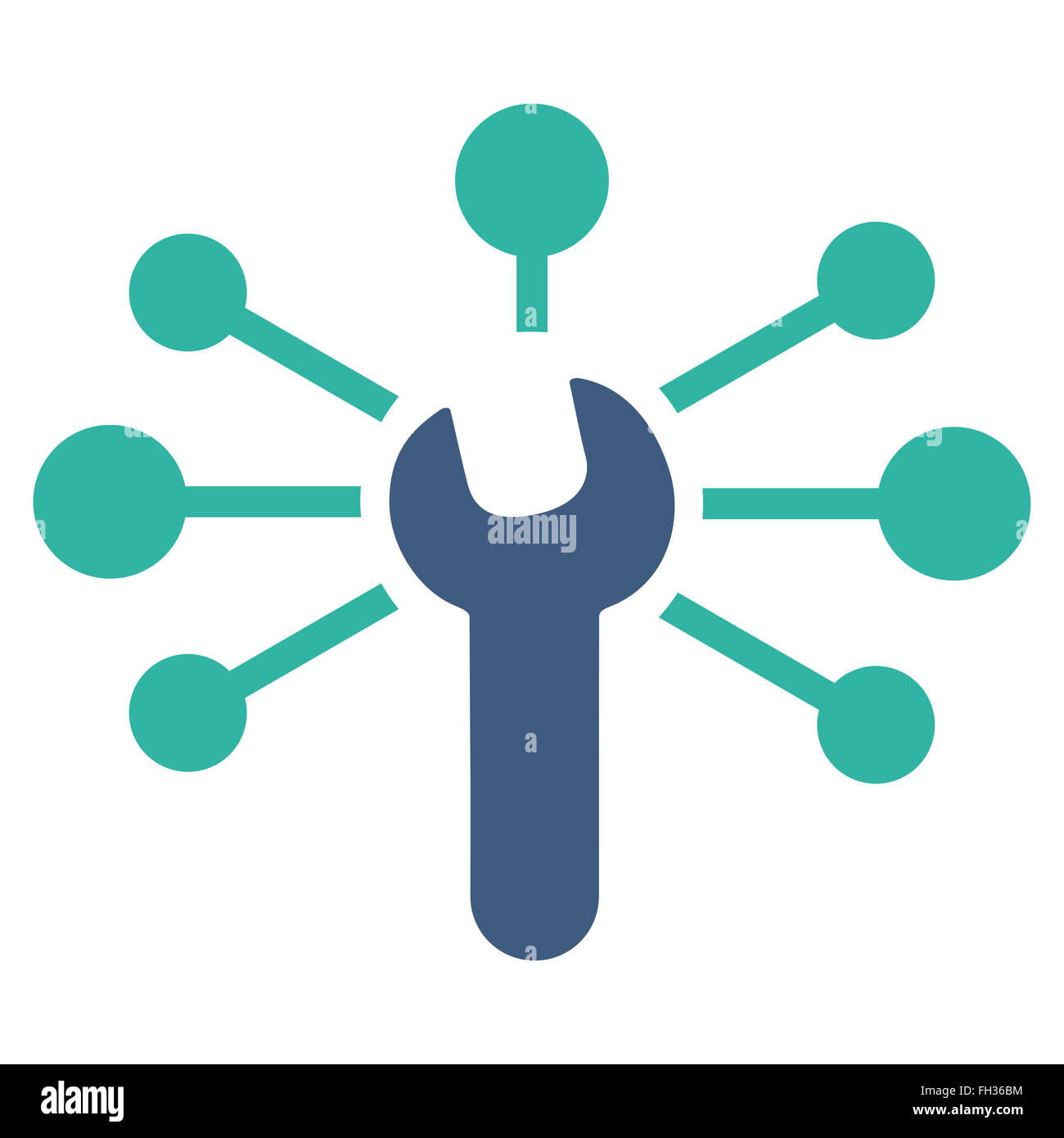 Service Relations Icon Stock Photo - Alamy