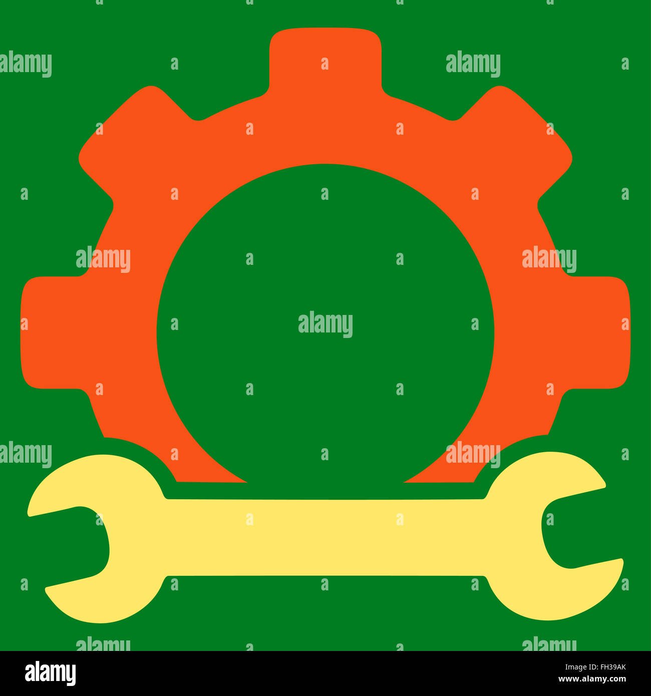 Service Tools Icon Stock Photo - Alamy