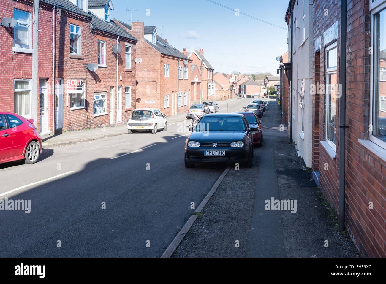 Shirebrook houses hires stock photography and images Alamy