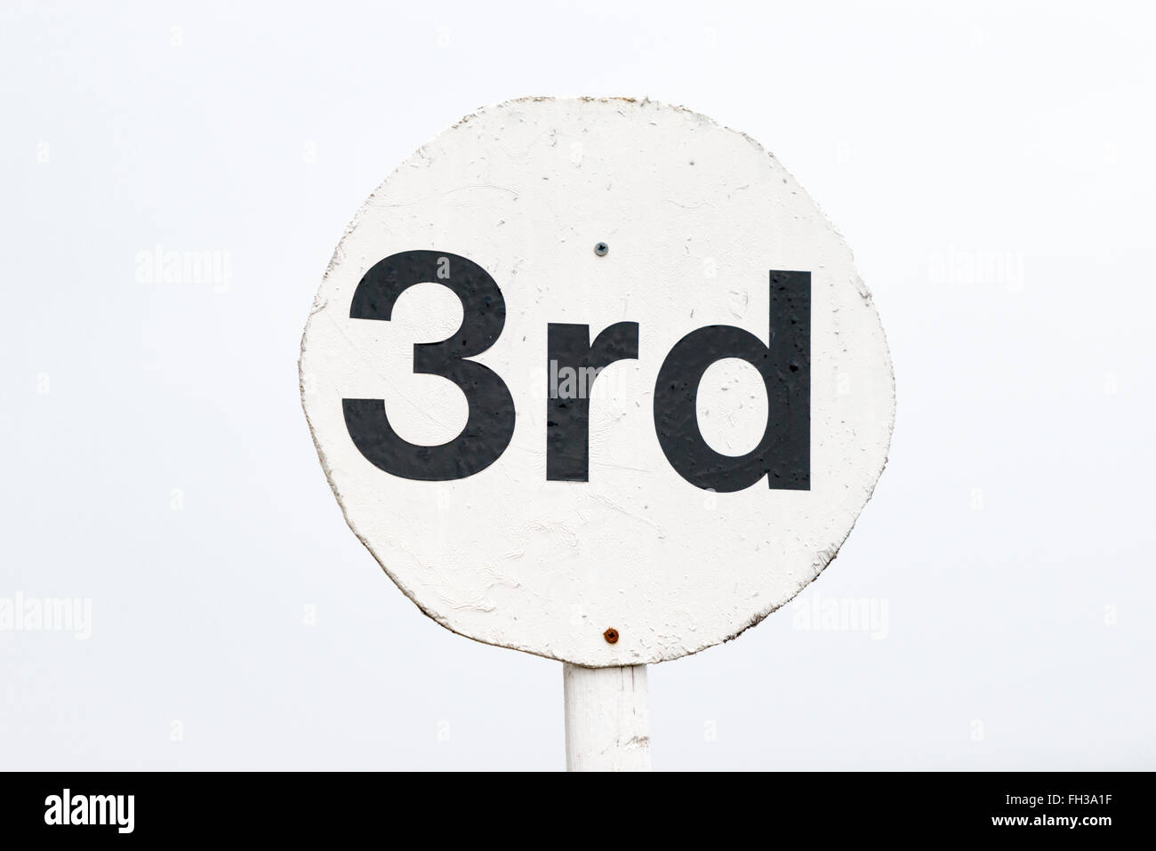 A second place marker sign at a horse racing track Stock Photo Alamy