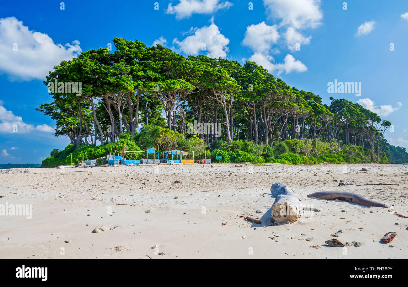 View of Laxmanpur beach In Neil Island, Andaman and Nicobar, India Stock Photo