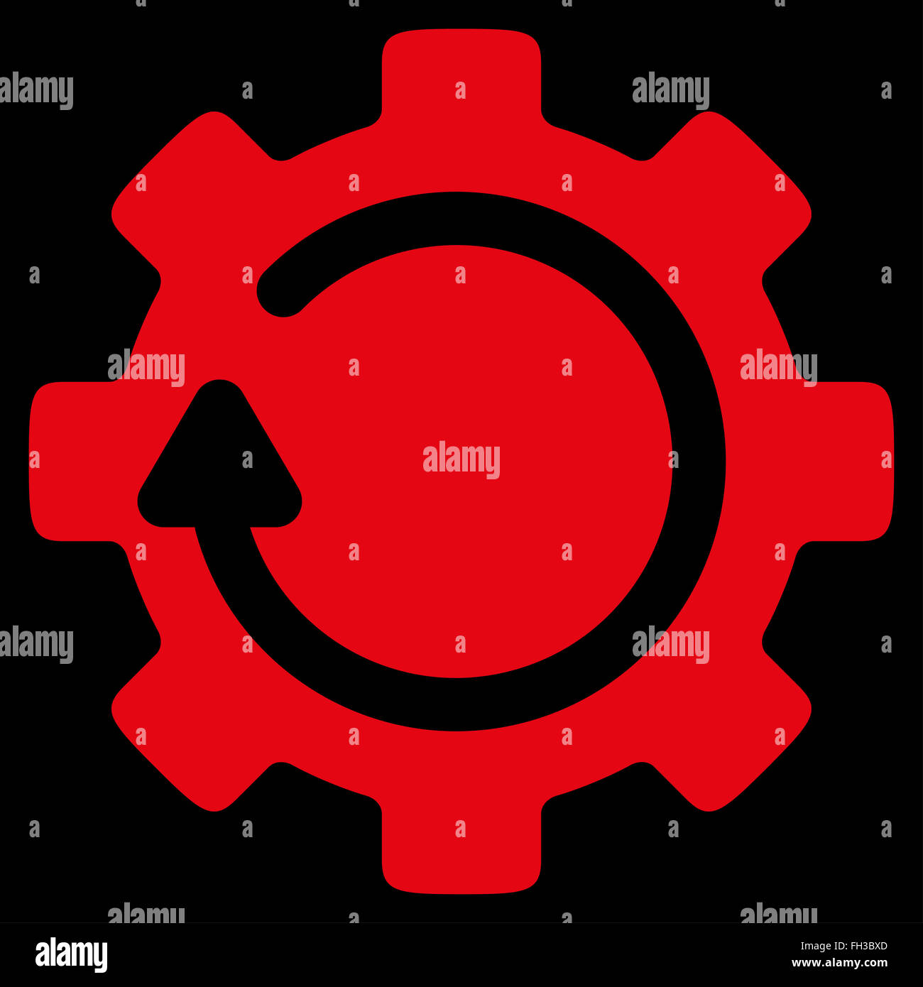 Gear refresh icon symbol hi-res stock photography and images - Alamy