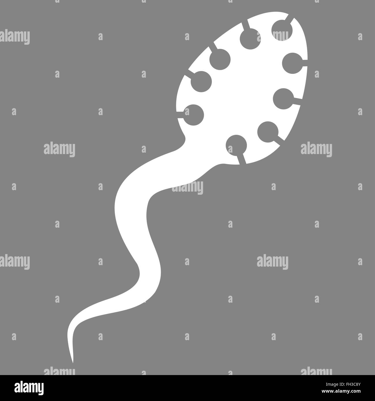 Infectious Microbe Icon Stock Photo - Alamy