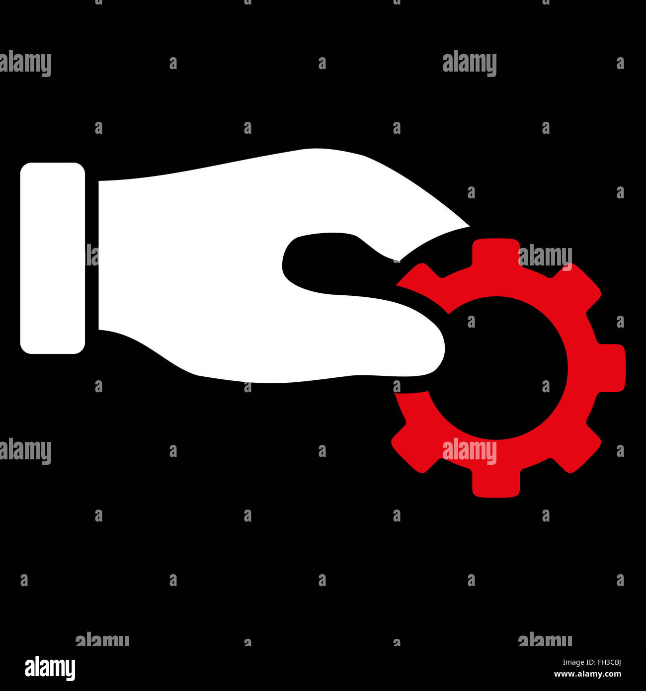 Development Flat Icon Stock Photo - Alamy