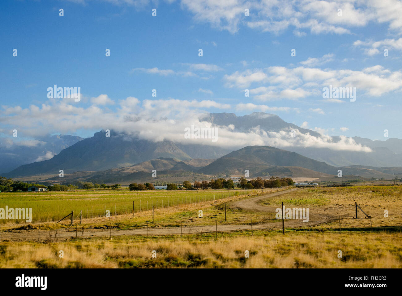 Cape Town Scenic Mountains Stock Photo