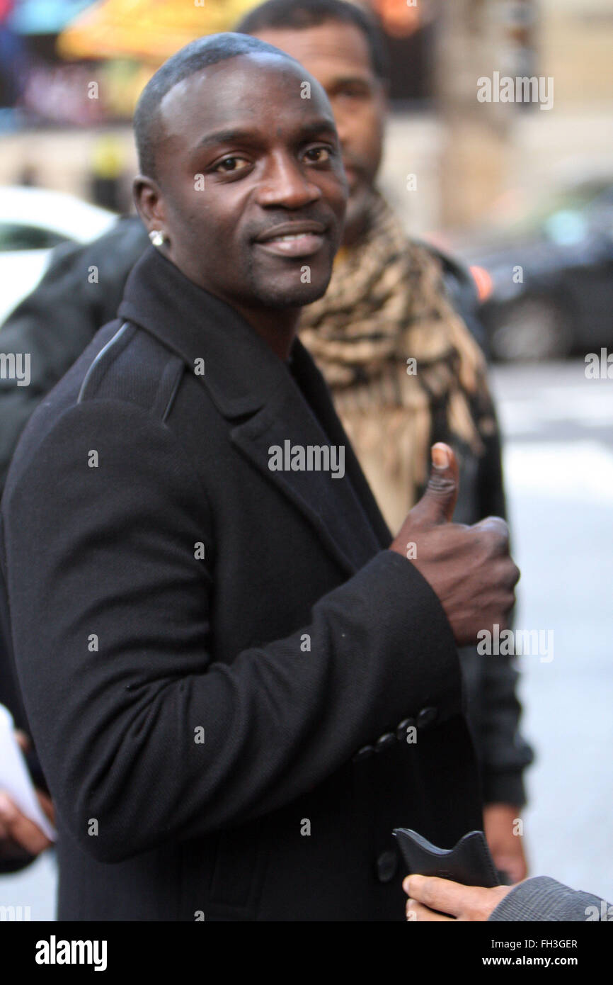 Akon walking in London West End (credit image © Jack Ludlam) Stock Photo