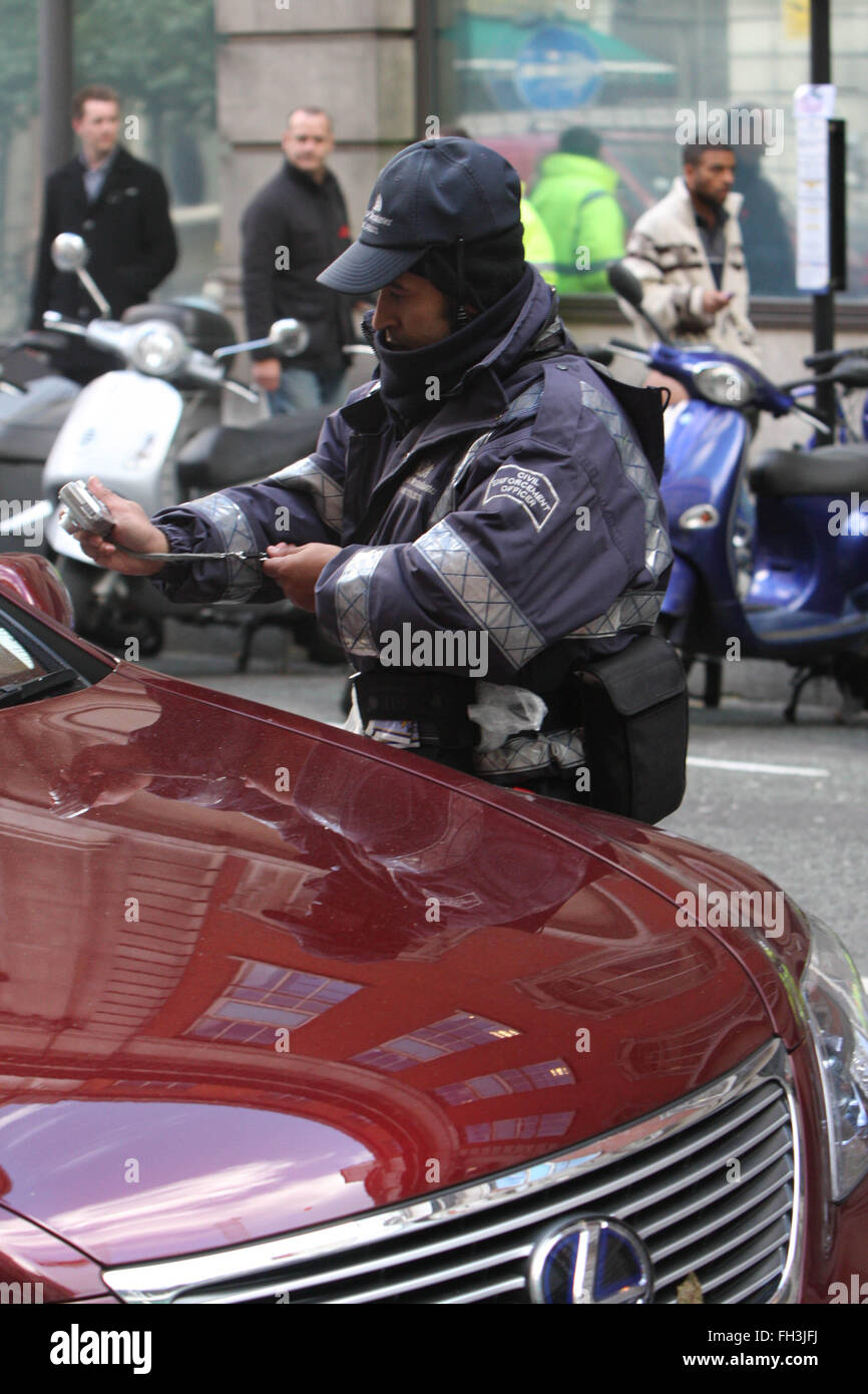 Paul McCartney parking Ticket, (credit image © Jack Ludlam Stock Photo