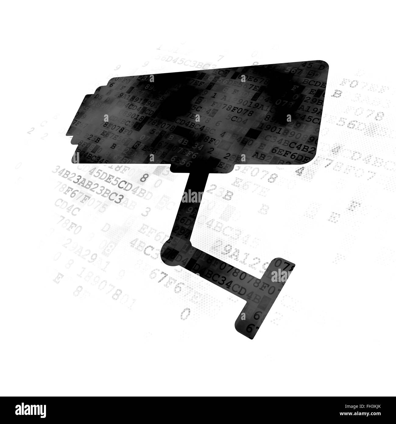 Privacy concept: Cctv Camera on Digital background Stock Photo - Alamy