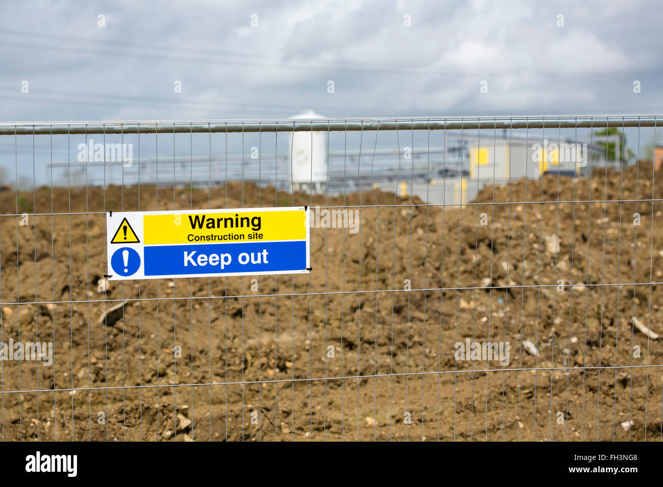 London-LV Building Site Fence Panels-3 Editorial Stock Image