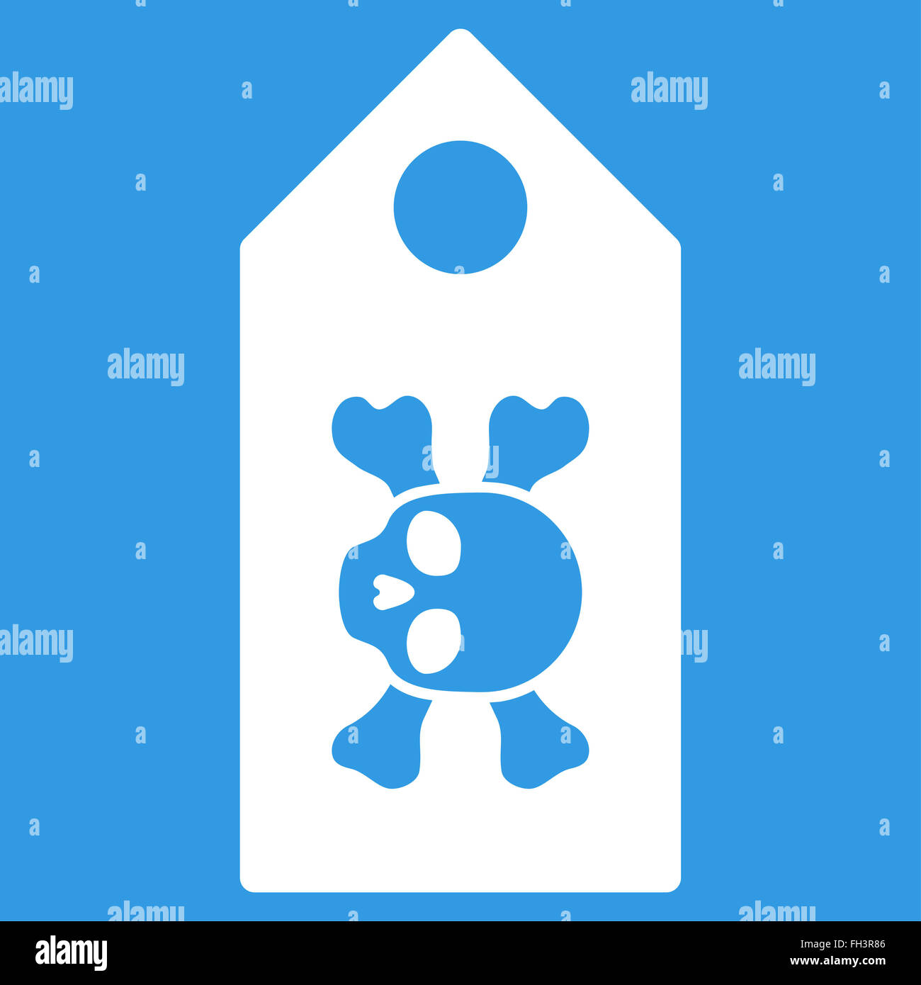 Death Label Icon Stock Photo - Alamy