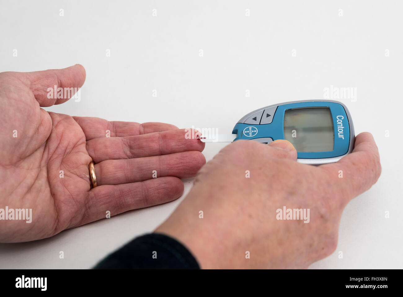 Blood glucose meter hires stock photography and images Alamy