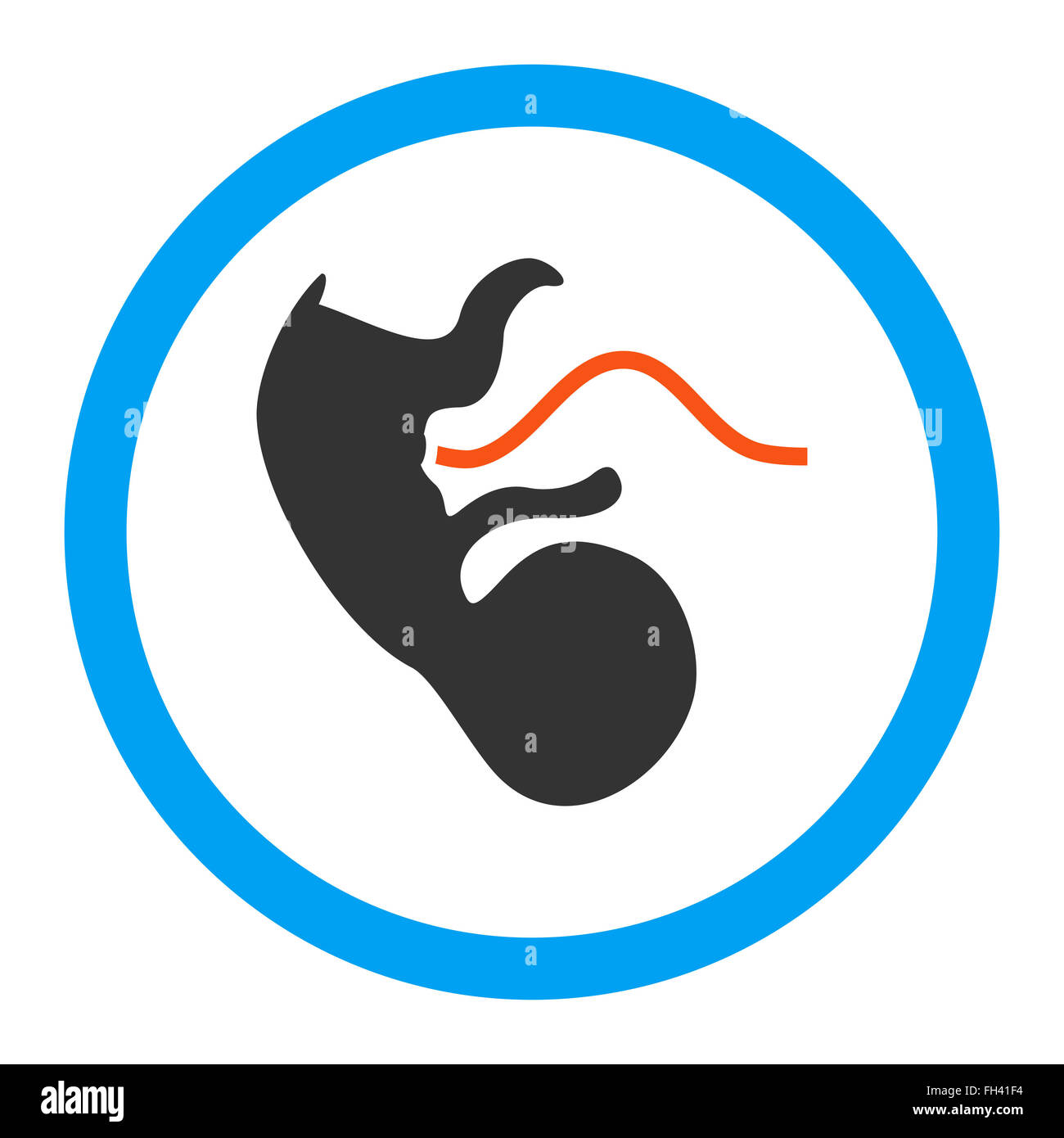 Primacy Embryo Rounded Glyph Icon Stock Photo - Alamy