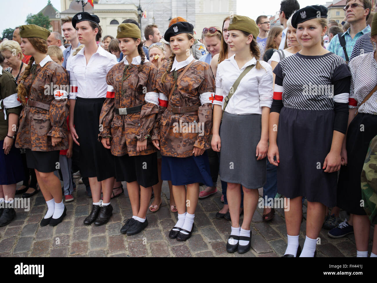 Commemoration of 71st anniversary of Warsaw Uprising 1944 (Poland Stock ...