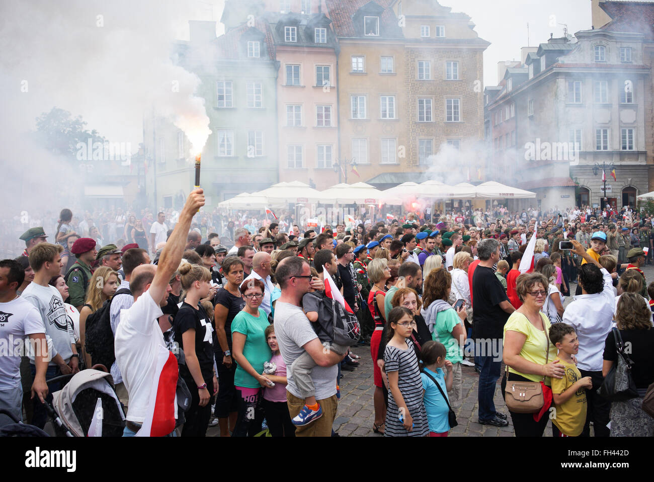 Commemoration of 71st anniversary of Warsaw Uprising 1944 (Poland Stock ...