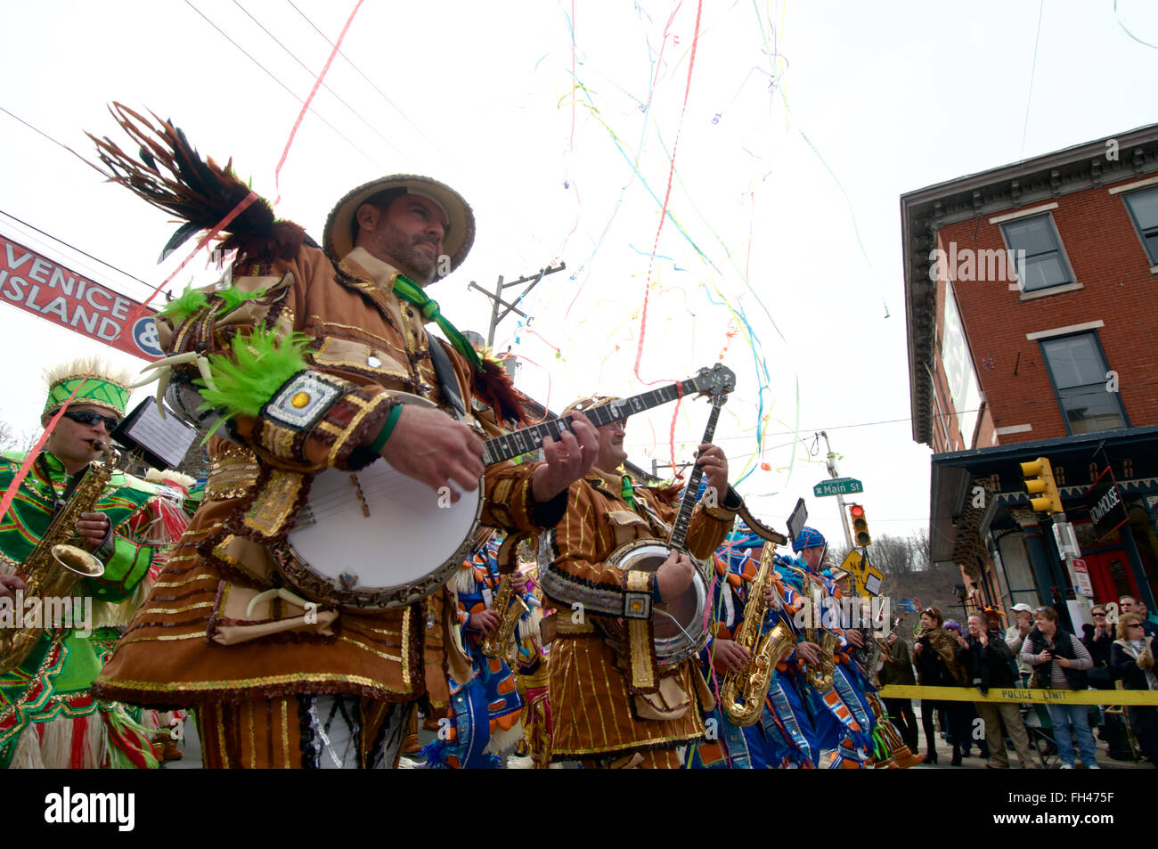 2nd annual Mummers' Mardi Gras parade brings many to Manayunk to see