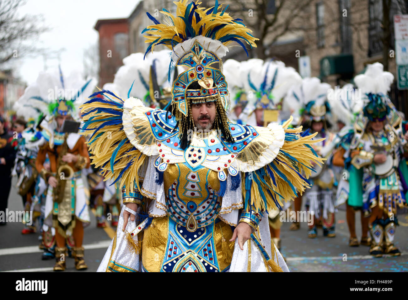 2nd annual Mummers' Mardi Gras parade brings many to Manayunk to see