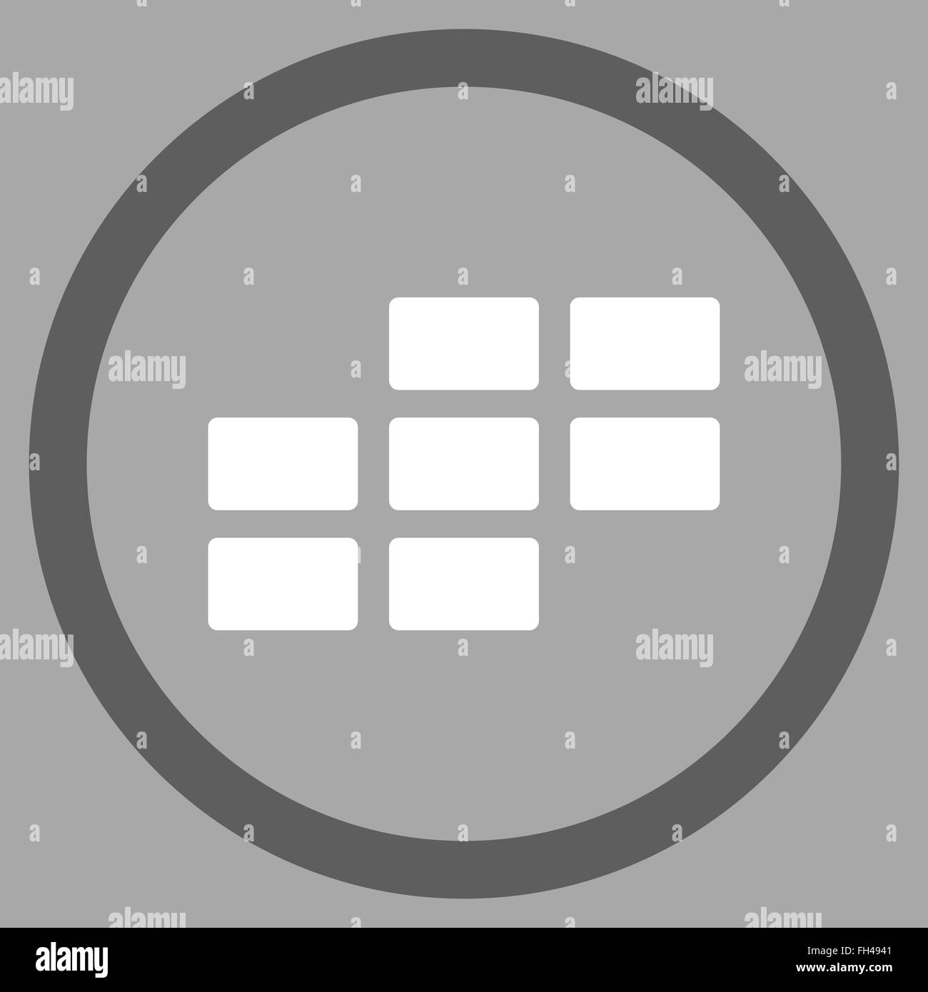 Organizer Grid Icon Stock Photo - Alamy