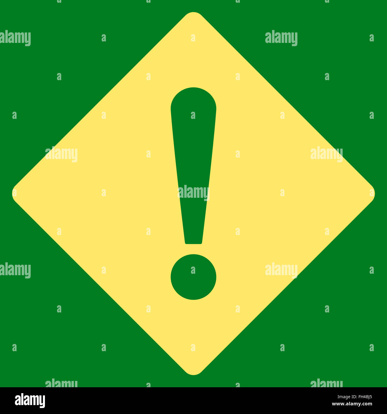 Error flat yellow color icon Stock Photo - Alamy