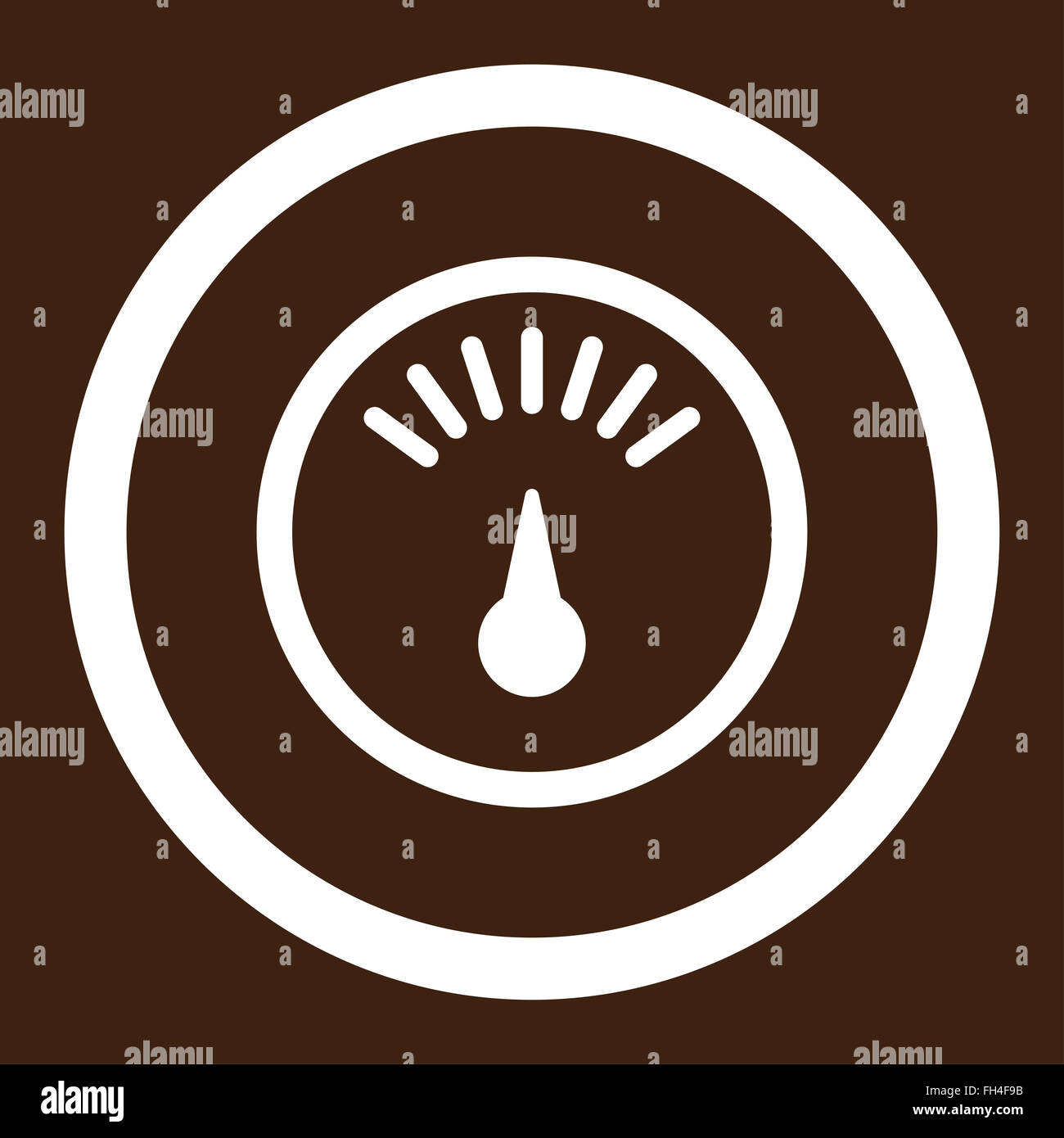 Meter Rounded Vector Icon Stock Photo - Alamy