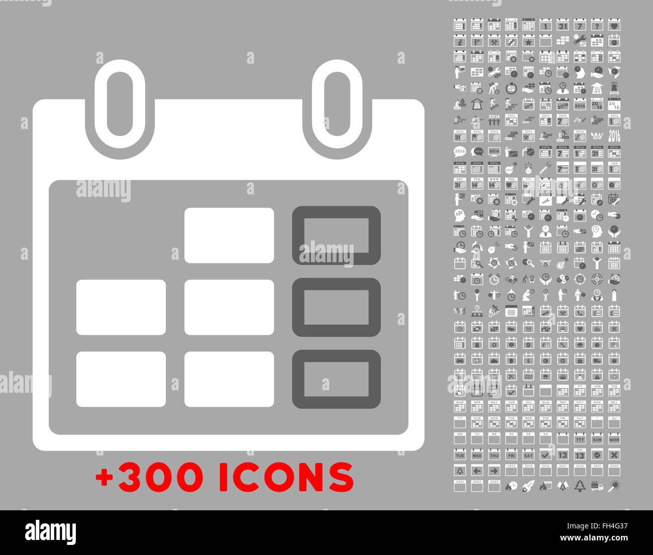 Plan Week Icon Stock Photo - Alamy
