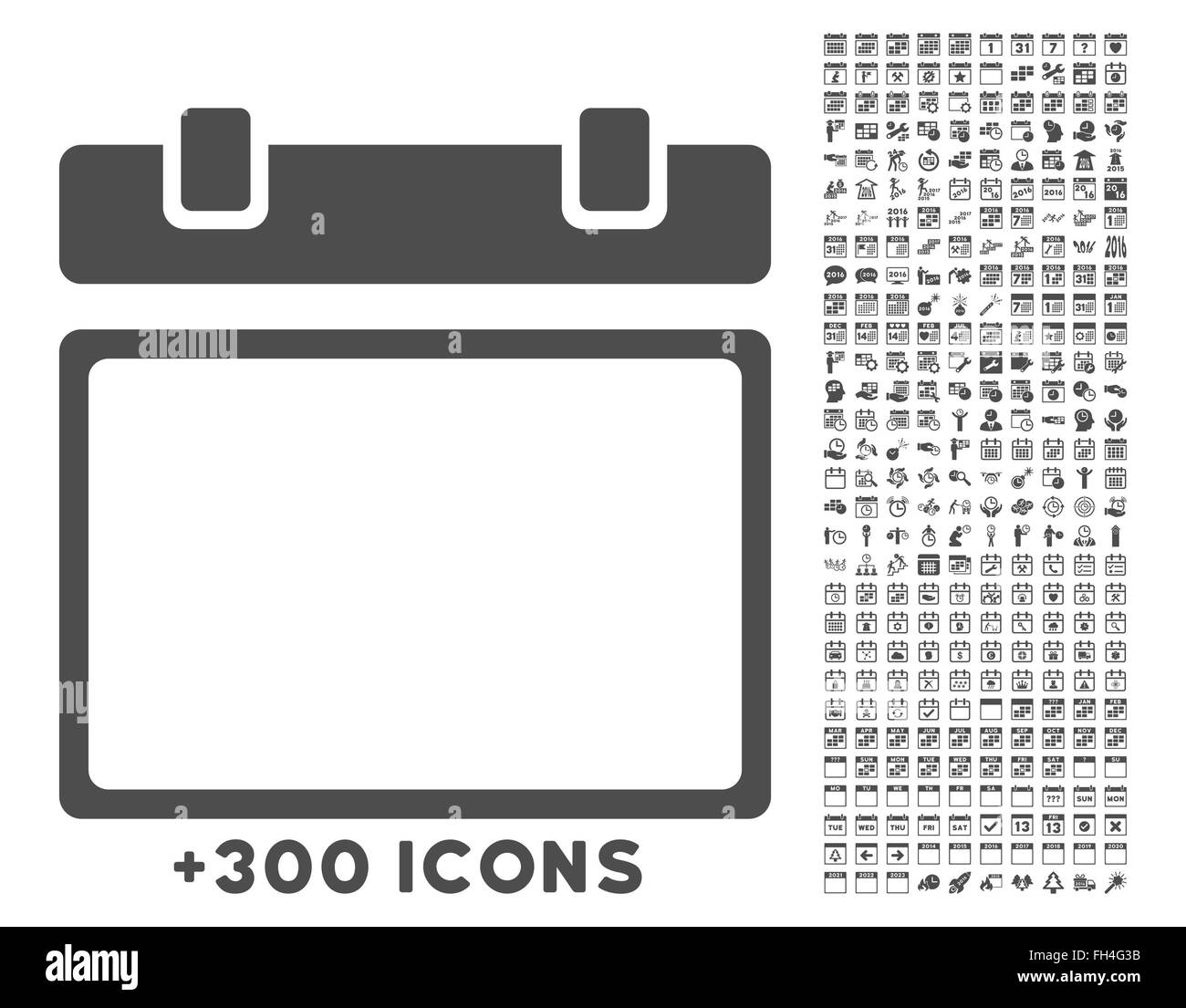 Empty calendar day icon stock photo alamy