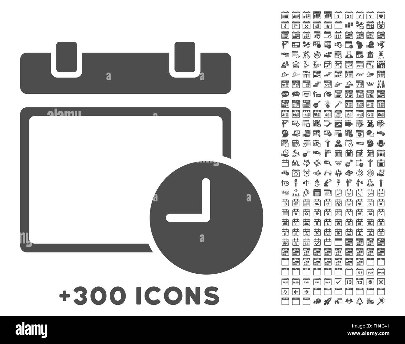 date-and-time-icon-stock-photo-alamy