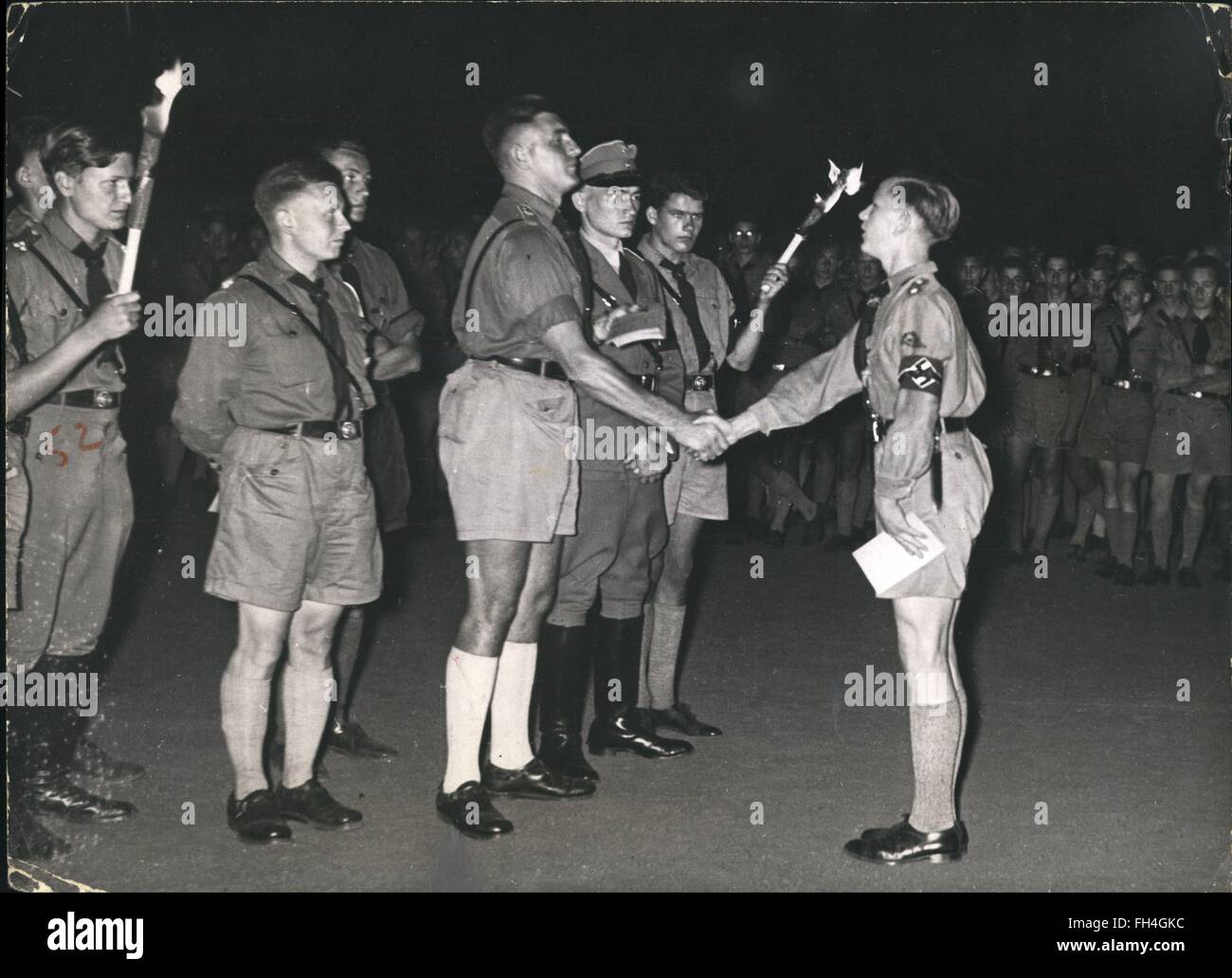 1938 - Hitler Nazi Youth Soldier graduation ceremony shorts. © Keystone  Pictures USA/ZUMAPRESS.com/Alamy Live News Stock Photo - Alamy